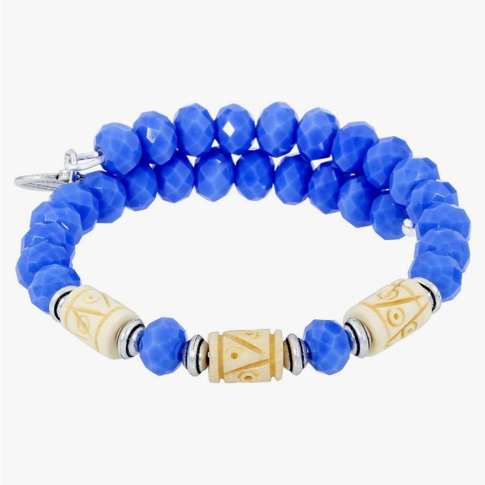 ALEX and ANI Blue Deep Sea Wrap Bracelet #V16W20RS - NWT